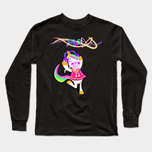 Unicorn Loves Music Long Sleeve T-Shirt